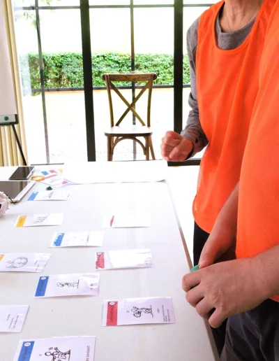 Déroulement de l'atelier jonglage team building